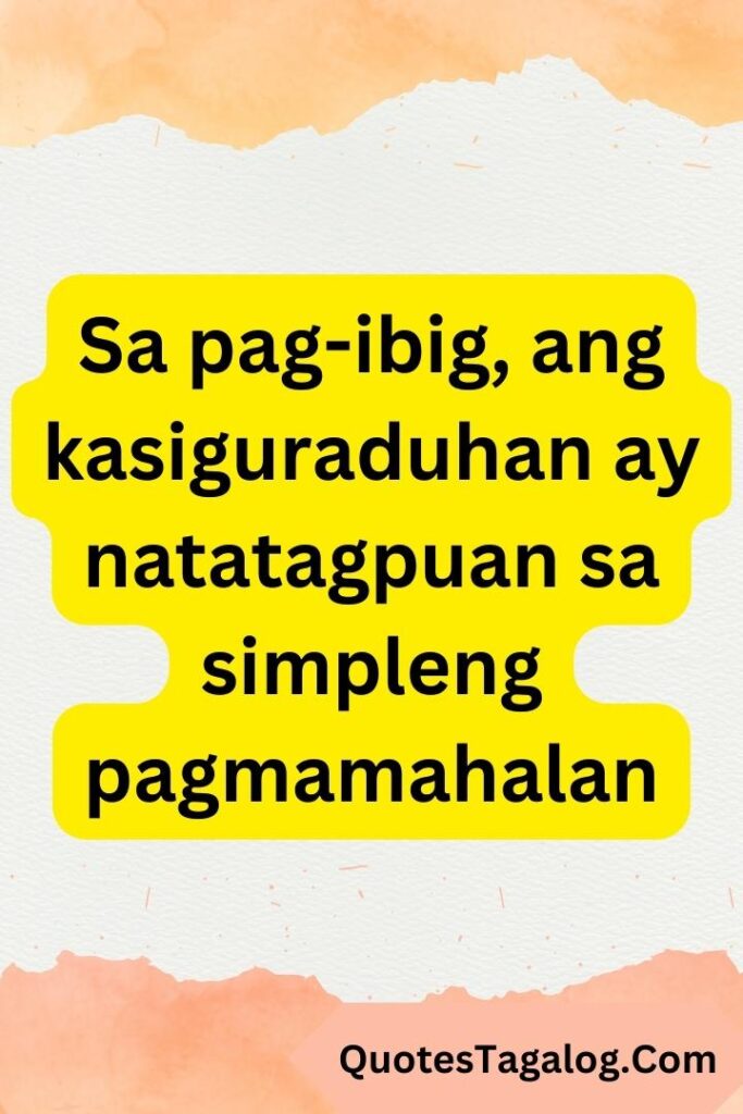 Inspirational Tagalog quotes about love