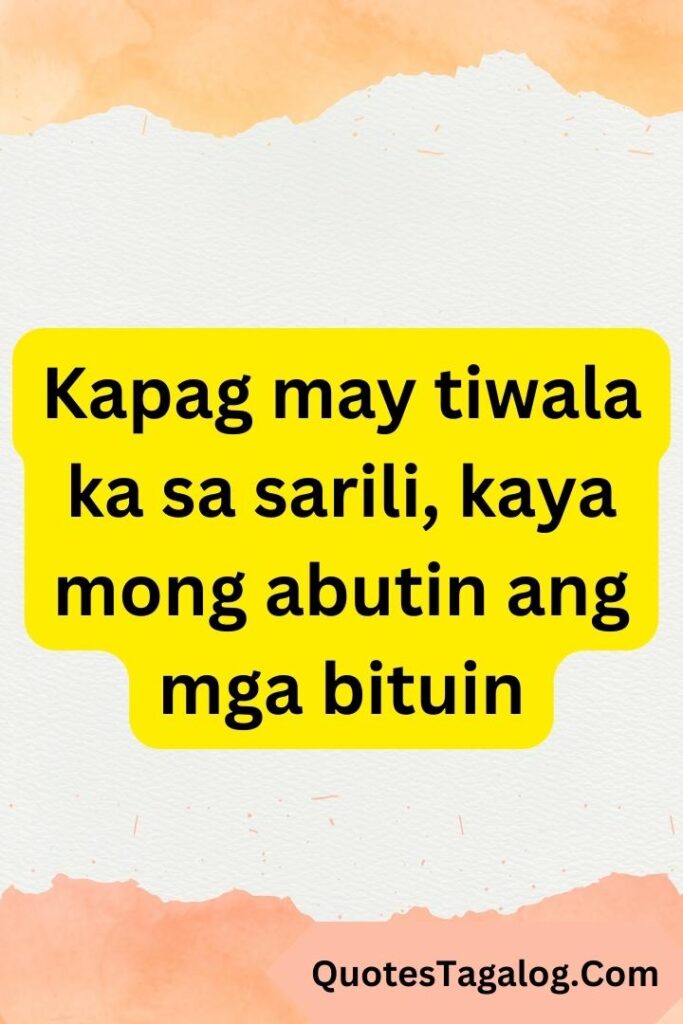 Short Inspirational Tagalog message