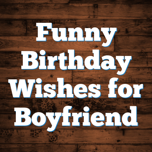 Funny Birthday Wishes for Boyfriend